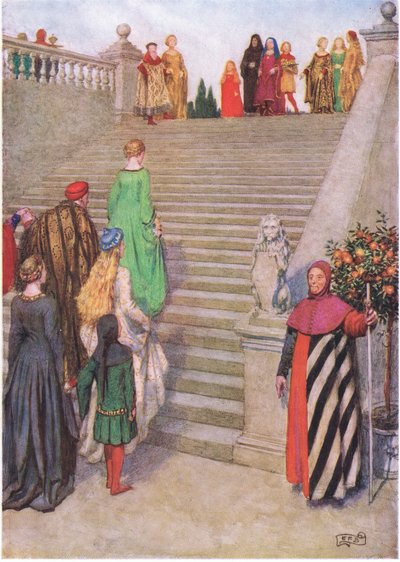 Dante and Beatrice First Meeting: 
