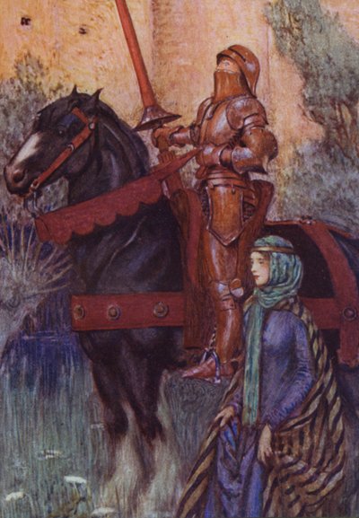 Illustration for Idylls Of The King by Alfred Lord Tennyson by Eleanor Fortescue Brickdale