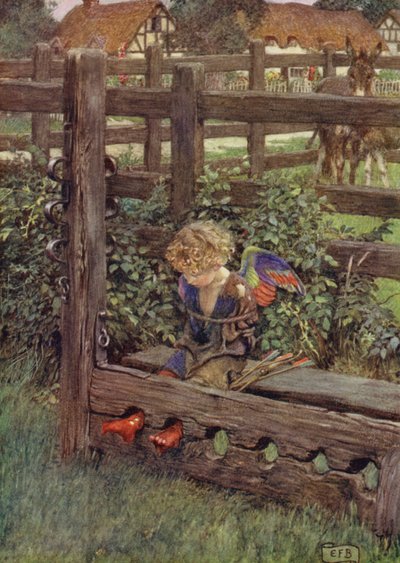 Is Any Cozened of a Tear Which as a Pearl Disdain Does Wear? Here Stands the Thief by Eleanor Fortescue Brickdale