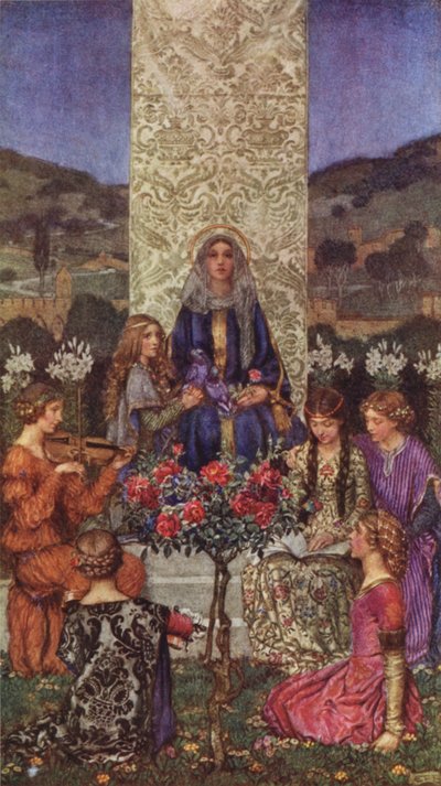 Our Lady Sings Magnificat, with Tones Surpassing Sweet by Eleanor Fortescue Brickdale