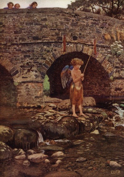 Though he be a child and blind by Eleanor Fortescue Brickdale