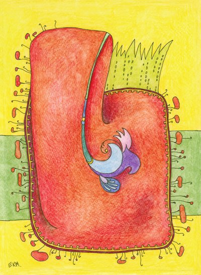 Whimsical Abstract Forms by Elena Khomutova-Miller