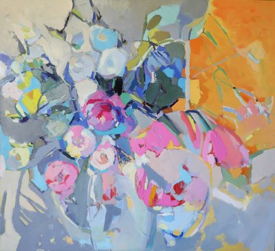 Abstract Floral Bloom by Elena Shraibman