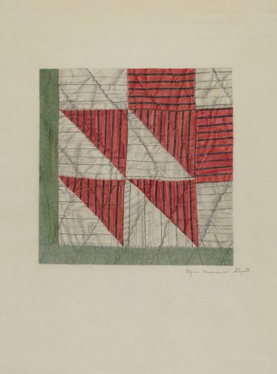 Patchwork Quilt by Elgin Moncure Styll
