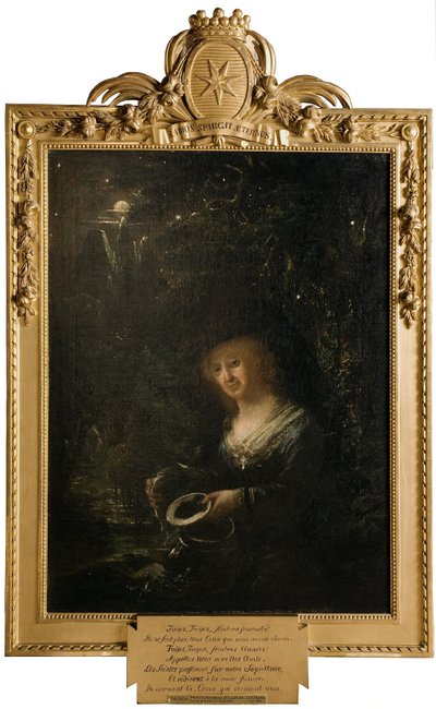 Maria Gyllenstierna of Lundholm (1716-1783), baroness, married to councillor baron Esbjörn Kristian Reuterholm by Elias Martin