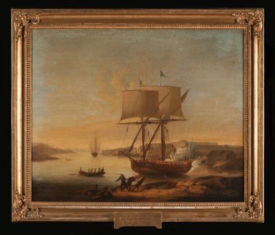 Archipelago Vessel near Sveaborg by Elias Martin