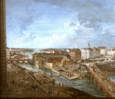 View of Stockholm by Elias Martin