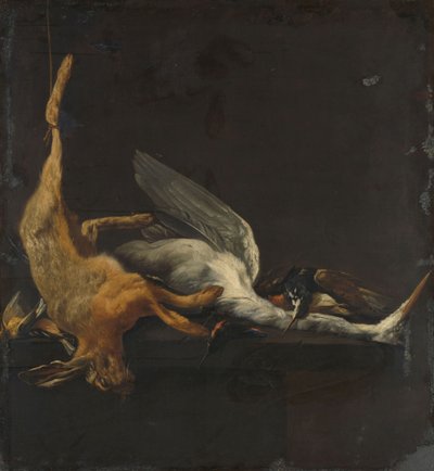 Still Life with Hare by Elias Vonck