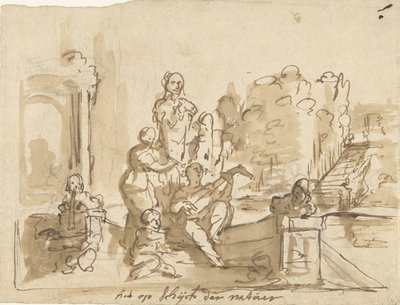 Allegory with Musicians in a Garden by Elias van Nijmegen