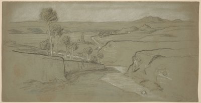 Roman Landscape by Elihu Vedder