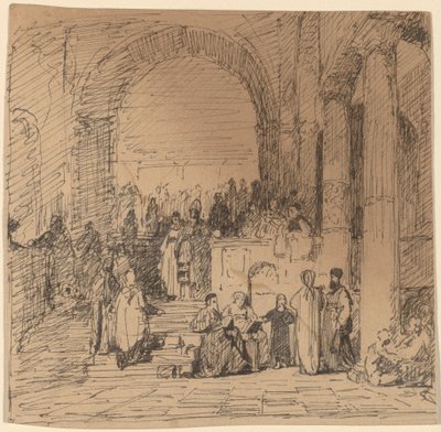 Study after Old Master by Elihu Vedder