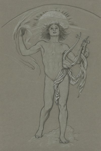 Study for Apollo by Elihu Vedder