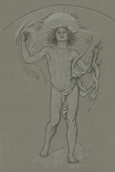 Study for Apollo by Elihu Vedder