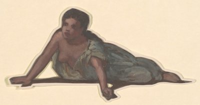 Study for Greek Girls Bathing, c. 1872 by Elihu Vedder