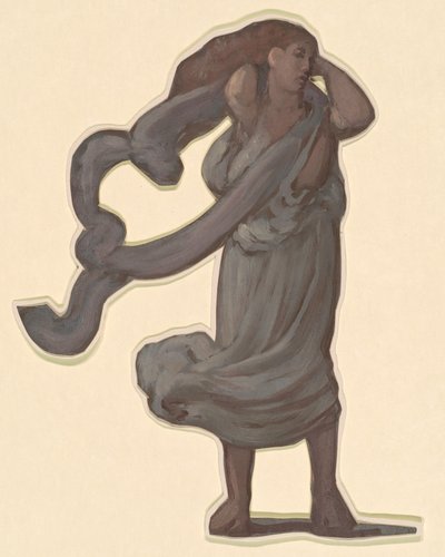 Study for Greek Girls Bathing, c. 1872 by Elihu Vedder
