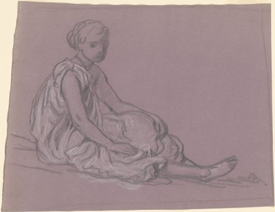 Study for Greek Girls Bathing by Elihu Vedder