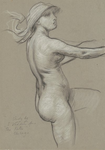 Study for The Fates Gathering in the Stars by Elihu Vedder