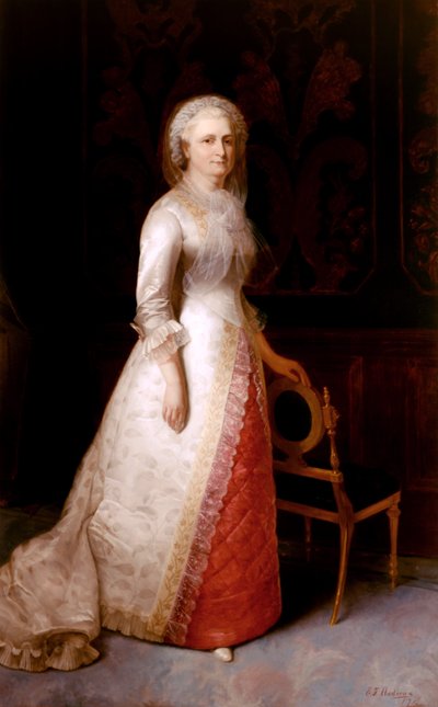 Martha Dandridge Custis Washington by Eliphalet Frazer Andrews