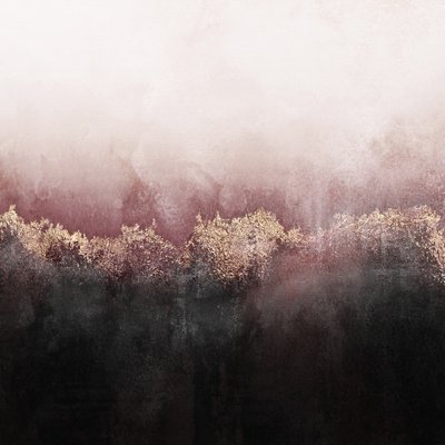 Golden Forest Mist by Elisabeth Fredriksson
