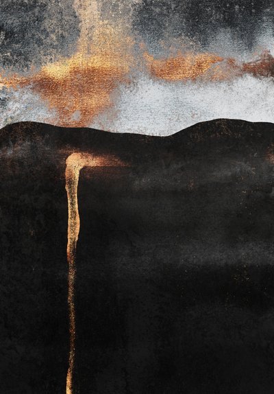 Molten Gold Cascade by Elisabeth Fredriksson