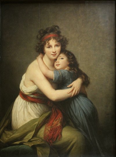Elisabeth Louise Vigée-Lebrun, Madame Vigée-Lebrun and her daughter by Élisabeth Louise Vigée Le Brun