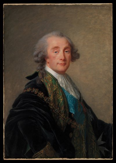 Alexandre Charles Emmanuel de Crussol-Florensac by Elisabeth Louise Vigee Lebrun