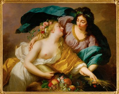 Peace leads abundance by Elisabeth Louise Vigee-Lebrun