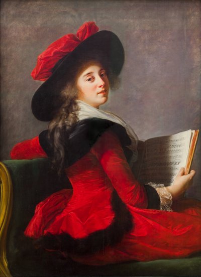 Portrait of Baroness de Crussol by Elisabeth Louise Vigee-Lebrun