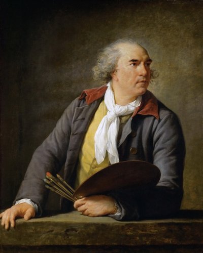 Portrait of Hubert Robert 1733-1808, 1788 by Elisabeth Louise Vigee Lebrun