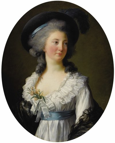 Portrait of Princess Elzbieta Izabela Lubomirska née Countess Czartoryska by Elisabeth Louise Vigee Lebrun