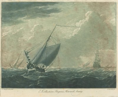 Shipping Scene from the Collection of Hugo Howard by Elisha Kirkall