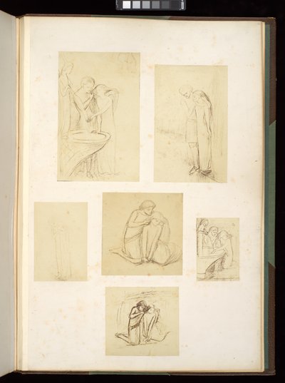 Designs and Sketches by Elisabeth Eleanor Siddal Rossetti by Elizabeth Eleanor (1834-62) Siddal