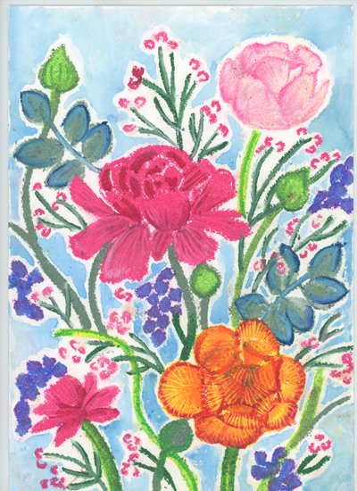 Ranunculus Bouquet by Elizabeth Rider