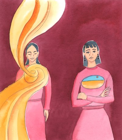 A person who approaches God in prayer with an open heart, accepting God
