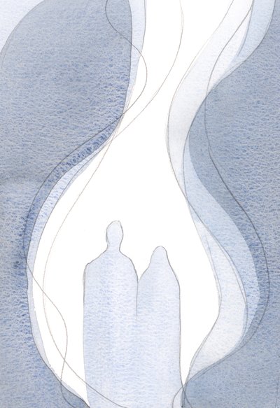 As I prayed, in communion with Christ and His Mother, my little flame of prayer was part of the great flame, ascending by Elizabeth Wang