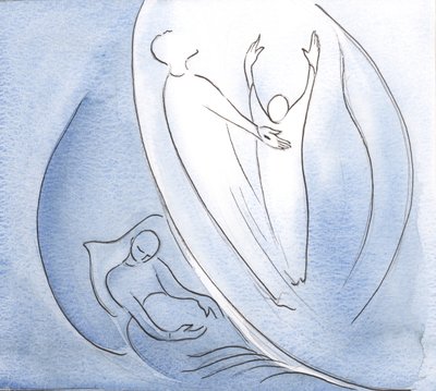 At the moment of death, the soul who dies in Christ is swept up with Him and carried to the Father by Elizabeth Wang