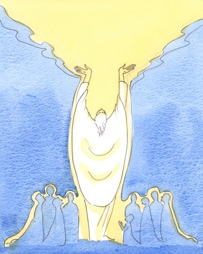 Because Jesus Christ is God as well as man, and Present amongst us at Mass by Elizabeth Wang