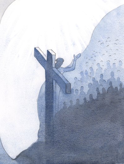 By His divine compassion, and in solidarity with His own people on Earth, Christ cloaked the sins of the whole human race by Elizabeth Wang