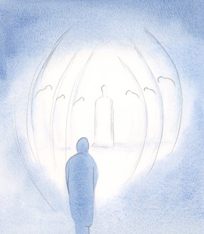 Christ is always the same, patient and loving, here with His Angels, even within the soul by Elizabeth Wang