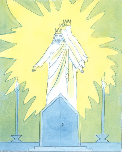 Christ is pleased by our devotion to Him at the tabernacle by Elizabeth Wang