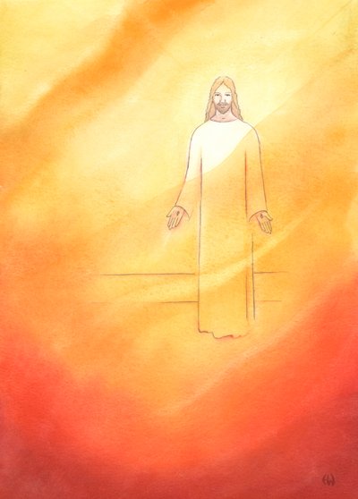 Christ is radiant and joyful in His Risen Life by Elizabeth Wang