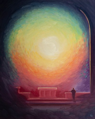 Christ is truly present in the Blessed Sacrament. We please and honour God when we kneel to thank Him for allowing us to do His work on earth - especially priests by Elizabeth Wang