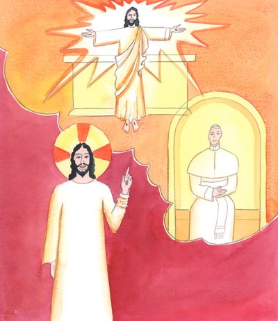Christ sees how difficult it can be, to find good catechesis for an enquirer, at a time when many dissenters in the Church offer their own versions of the Catholic Faith by Elizabeth Wang