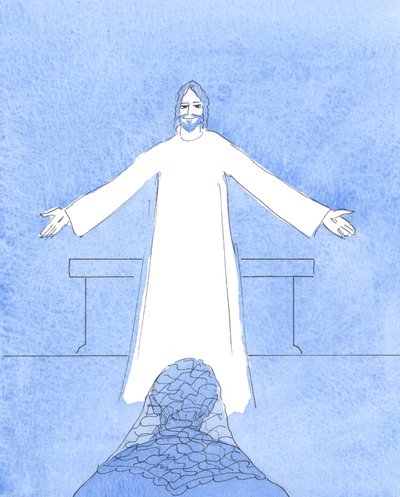 Christ spoke to me about all the people in my heart in need of help, and all my other concerns by Elizabeth Wang