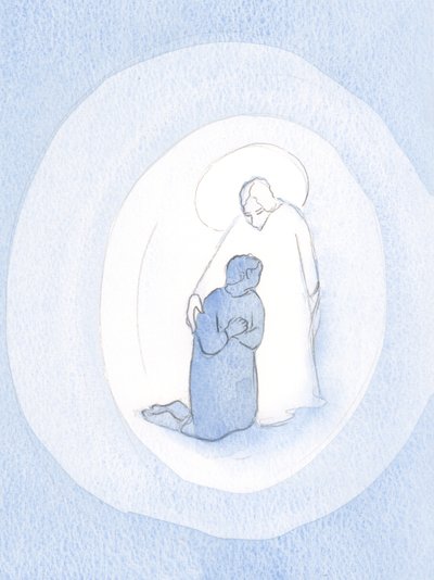 Christ, who once suffered, comforts those who bear hardship for His sake by Elizabeth Wang