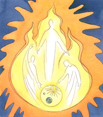 From the heart of God has sprung all that exists by Elizabeth Wang