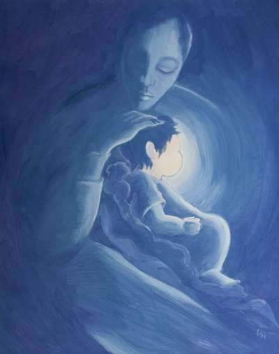 God the Father loves us as His children with a tender and unfailing love, 2002 by Elizabeth Wang