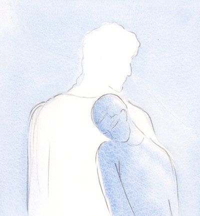 I Leaned on His Heart, in Communion, Waiting for His Will to Be Made Plain; There Was No Need for Speech by Elizabeth Wang
