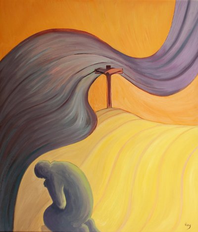 If We Cling to the Cross No Evil Force Can Overcome Us by Elizabeth Wang