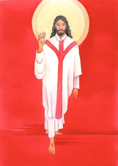 In the Mass Jesus Greets with Great Affection All Those Who Love and Welcome Him. He Is Truly Present with Us in Holy Communion by Elizabeth Wang